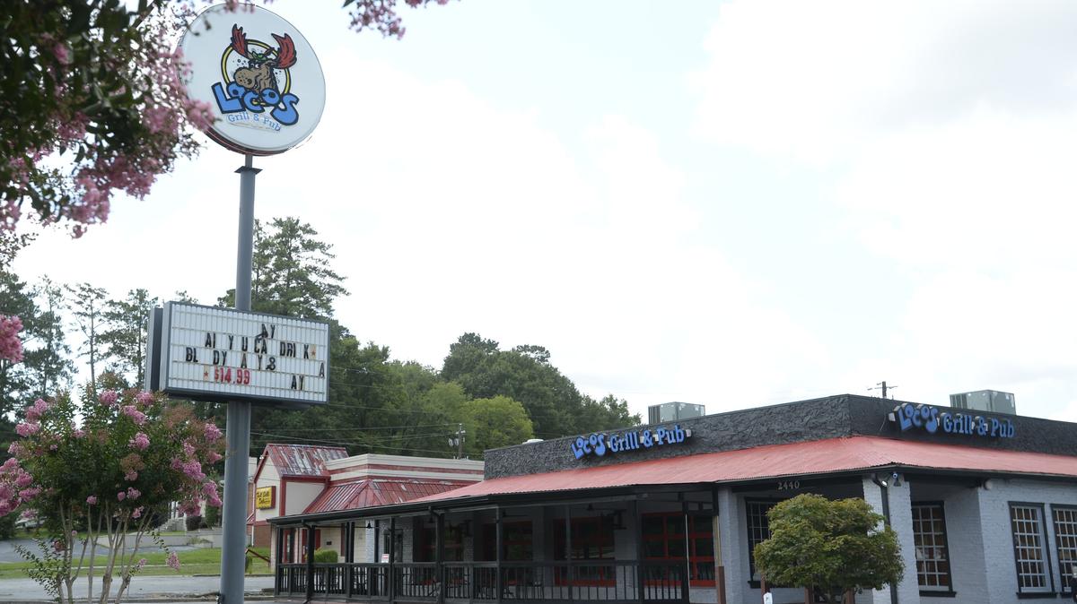 JR Tavern is moving into the former Locos Grill & Pub on Riverside Drive in Macon, pictured here on July 23. Extensive renovation work is being done, and the new restaurant will include more than a traditional sports bar menu.