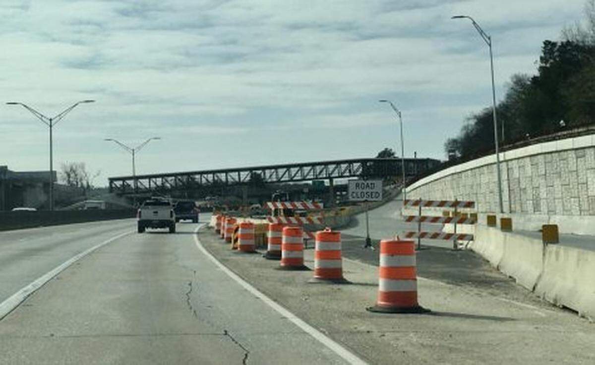 Drivers need to be aware that the new exit lanes for Interstate 75 South at Hardeman Avenue are before the current temporary exit that’s been used for months.