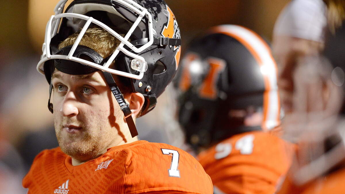 Mercer quarterback John Russ (7) and the Bears have lost three straight games.