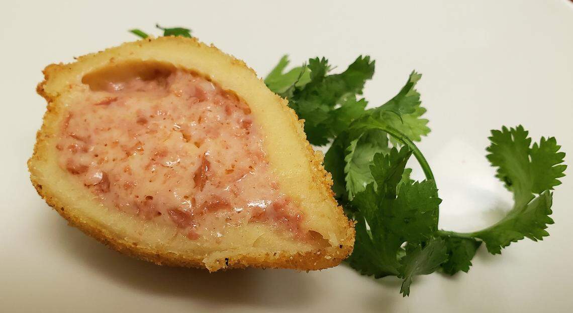 A sausage and cheese pingo served up at Mr. Pingo’s House at 3001 Vineville Ave. in Macon.