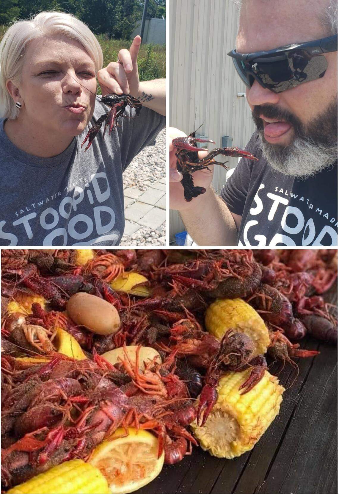 Leslie and Josh Sharpe are opening Saltwater Outpost, a fresh fish and meat market, in the Galleria Square at 4027 Watson Blvd, Suite 110, in Warner Robins in June. Mudbugs anyone?