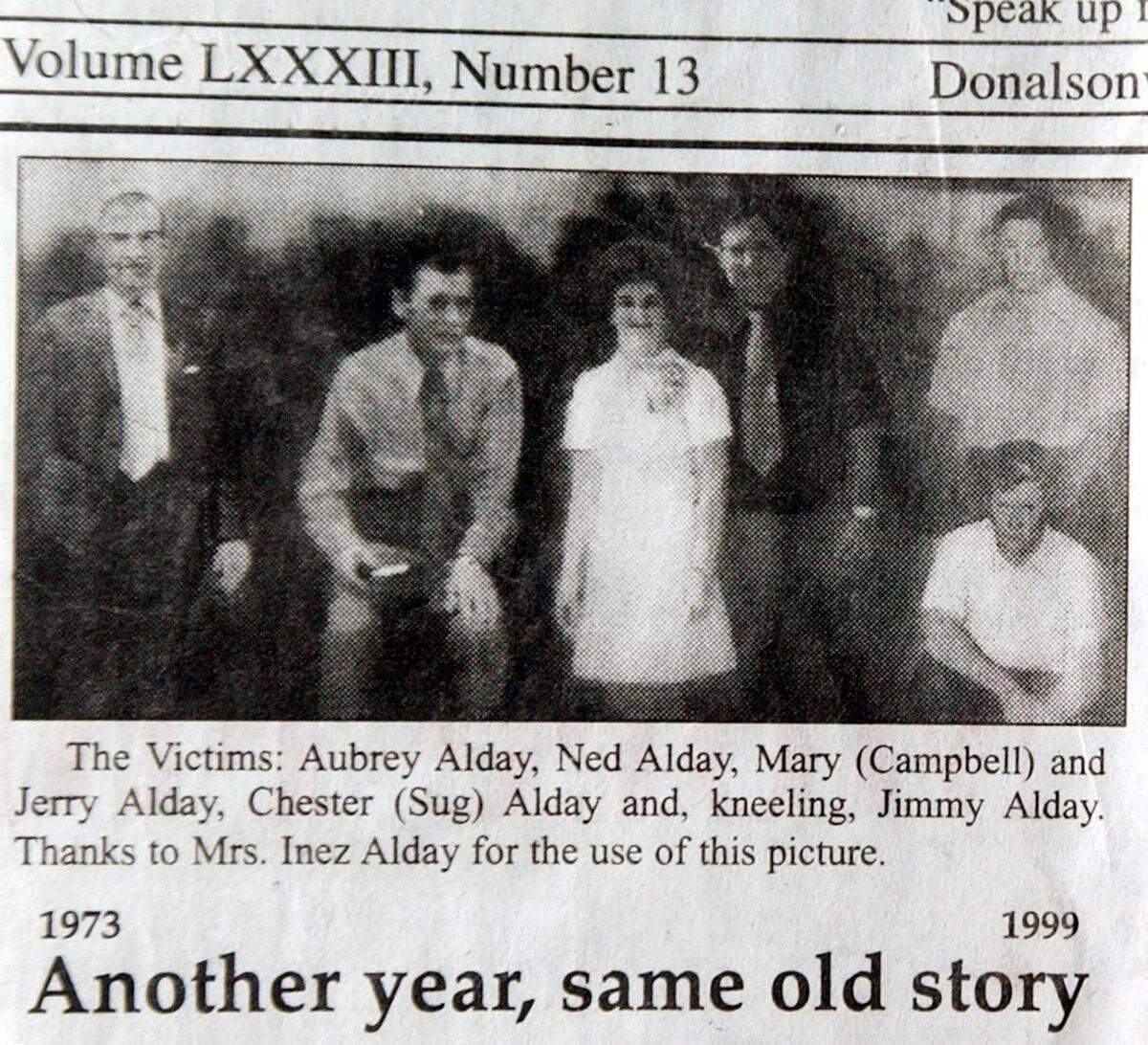 Aldays family victims who were slain, courtesy of Donalsonville News.
