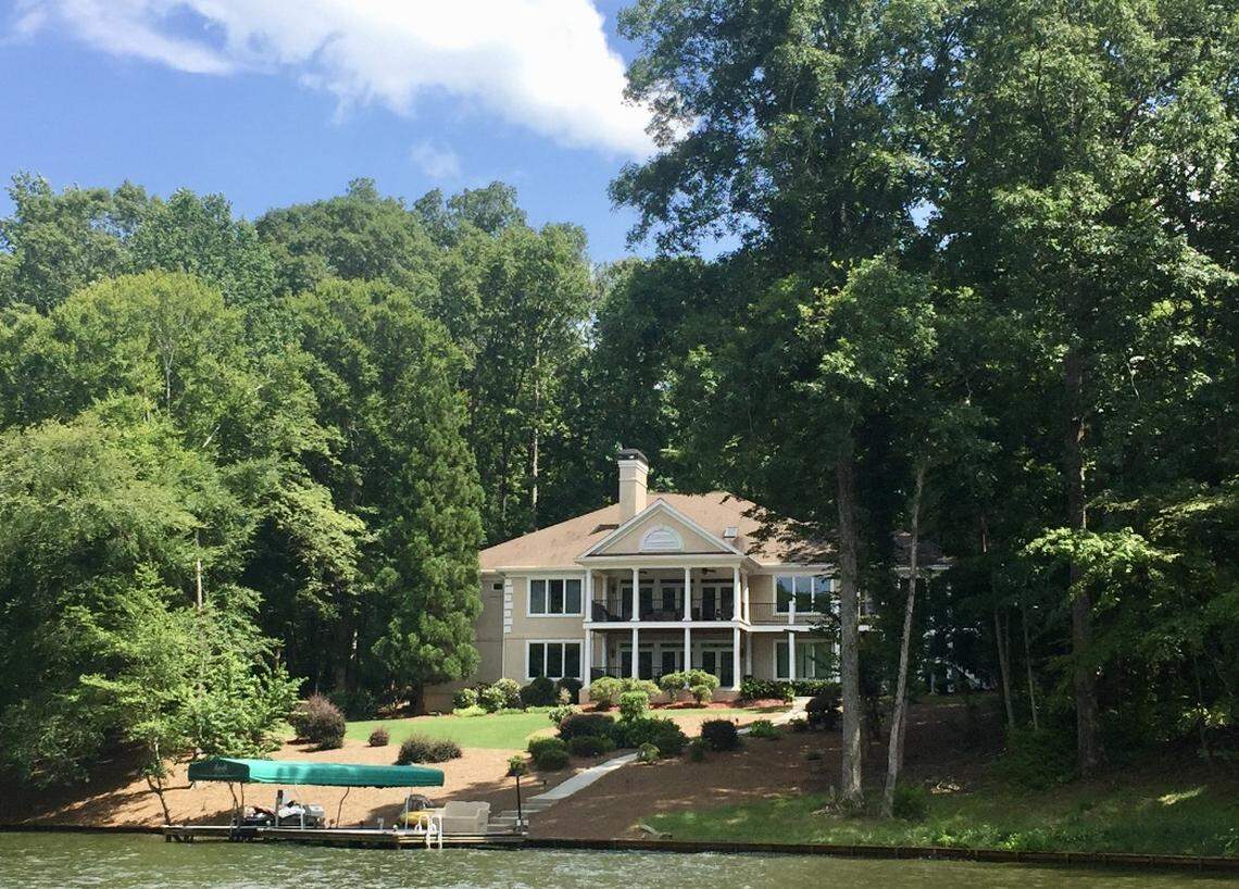 A 2017 view of the Dermonds’ former home on Lake Oconee. The house was sold for $650,000 in 2015, about a year after the Dermonds were slain.