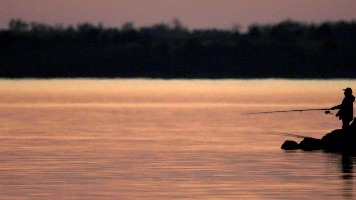 Two people spotted a body floating in a Georgia lake during an evening walk on May 2, authorities said.