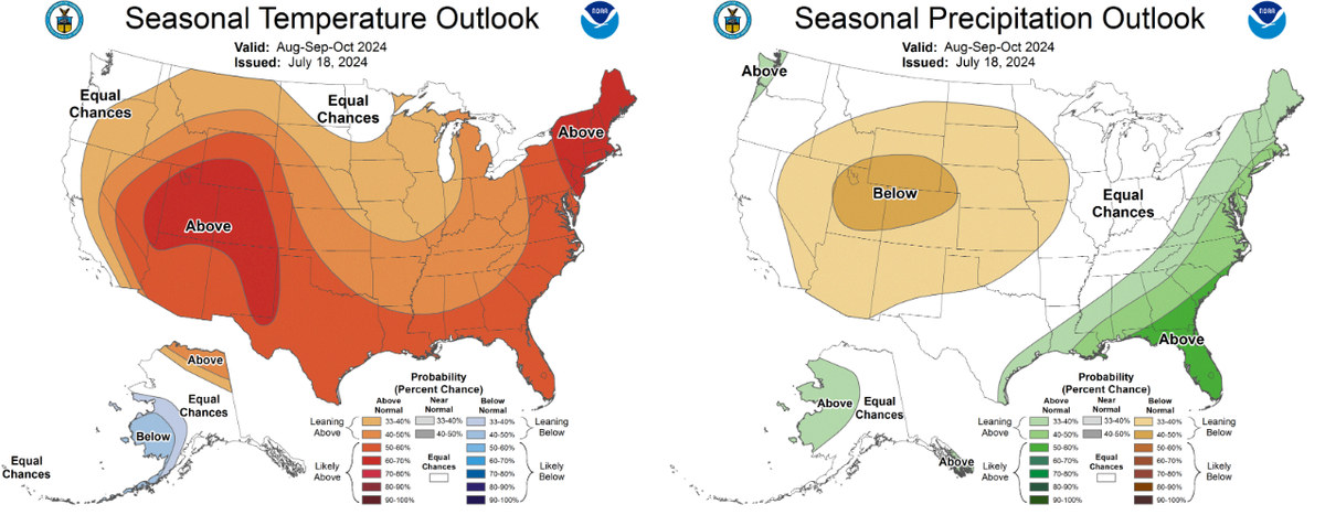 Here’s what the National Weather Service predicts for fall 2024