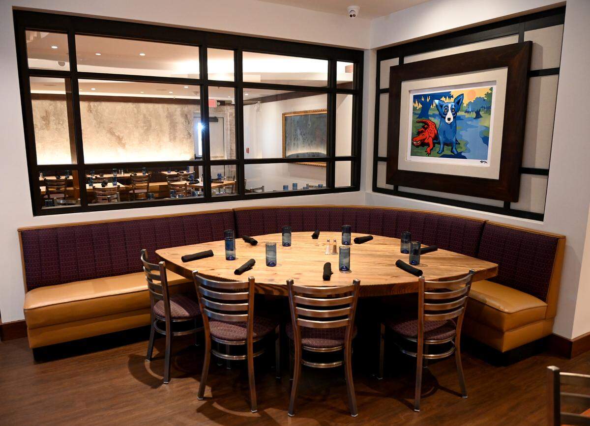 Dining room at ‘Orleans on Carroll Street at 807 Carroll St. in downtown Perry.