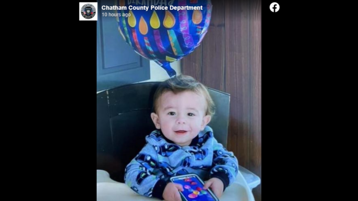 The 20-month-old was last seen on Oct. 5, police said.
