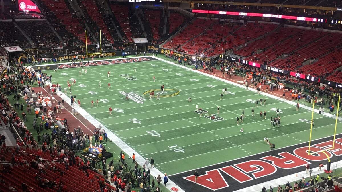 Mercedes-Benz Stadium.