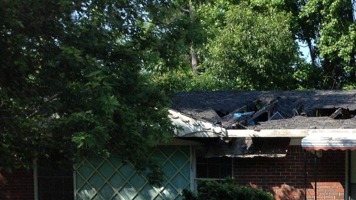 A blighted house in Kings Park.