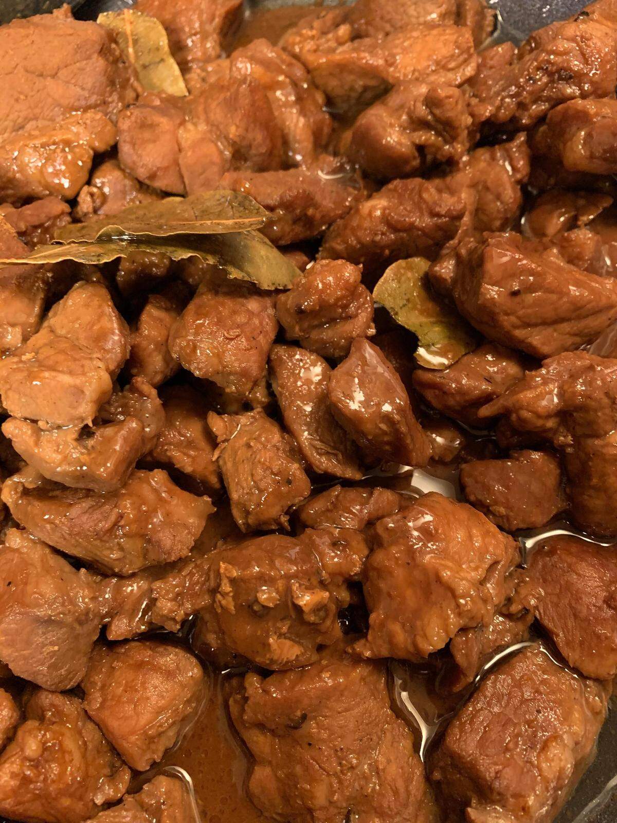 Lumpia Cafe’s pork adobo.