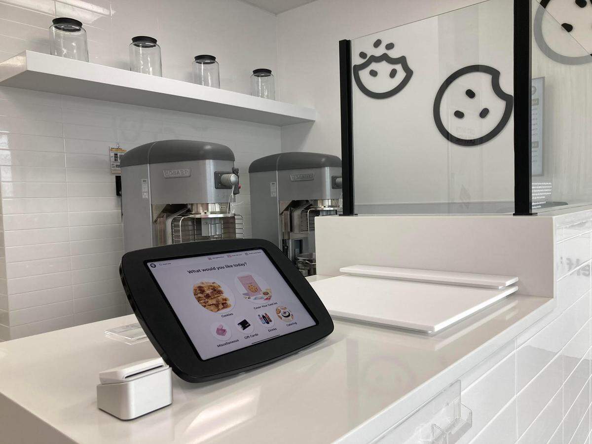 Crumbl Cookies at 2907 Watson Blvd., Suite C1, in Warner Robins is close to opening. The open-concept store allows customers to watch cookies being made fresh daily.