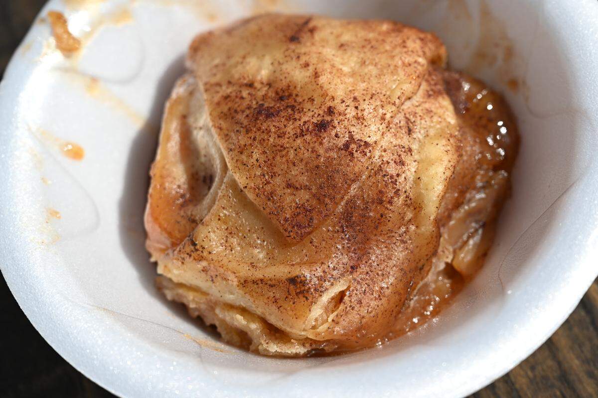 Apple Dumpling a la carte from the Georgia National Fairgrounds on Oct. 6. 