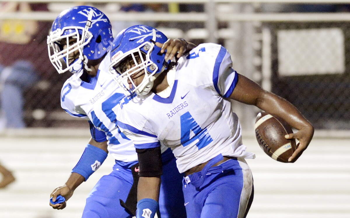 West Laurens running back Darius Bradford (4) has 834 yards and 10 touchdowns for the Raiders this season.