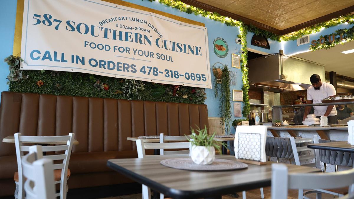 578 Southern Style Cuisine sits off of 2nd Street on Friday, Oct. 4, 2024, in downtown Macon, Georgia.
