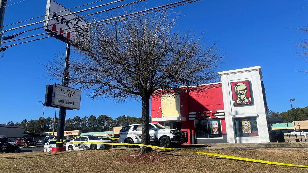 Two people were shot inside a KFC in east Macon Friday, Jan. 17, 2025, the Bibb County Sheriff’s Office confirmed.