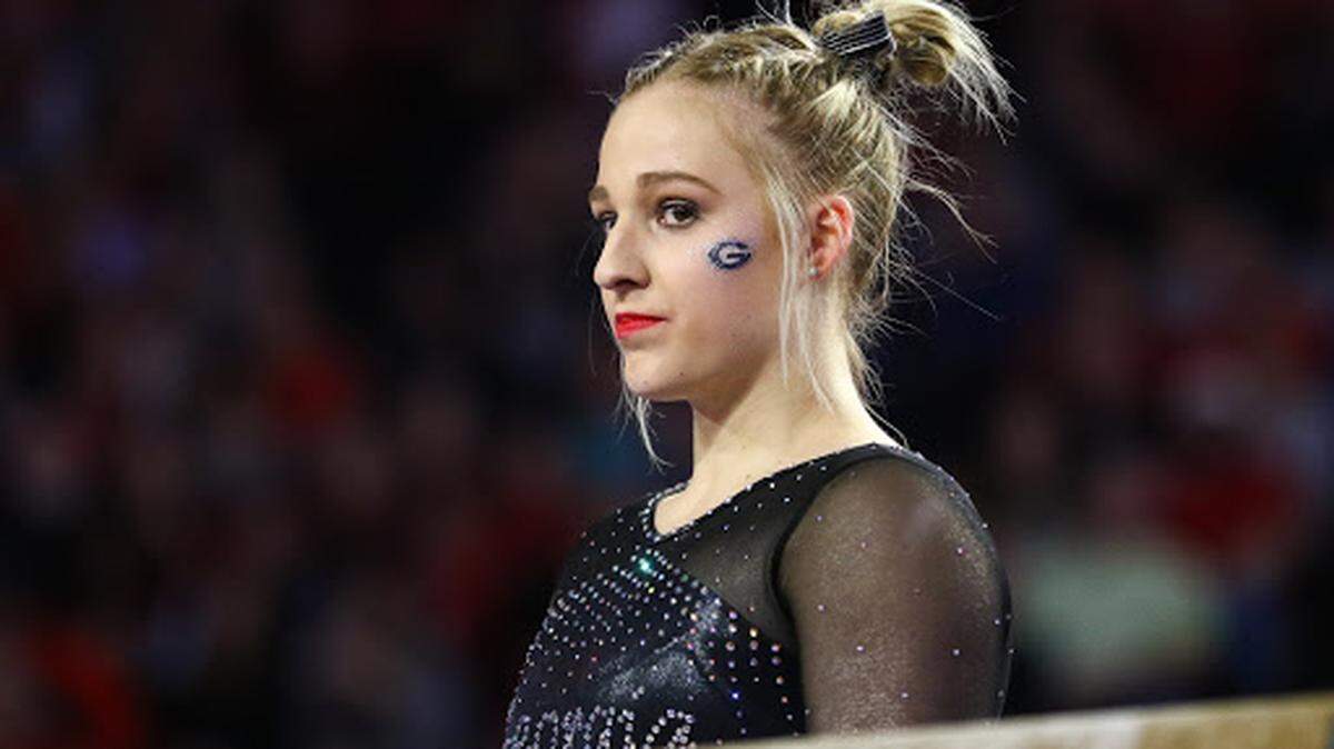 Baumann on beam: GymDogs’ freshman enjoys challenge 4-inch wide platform brings