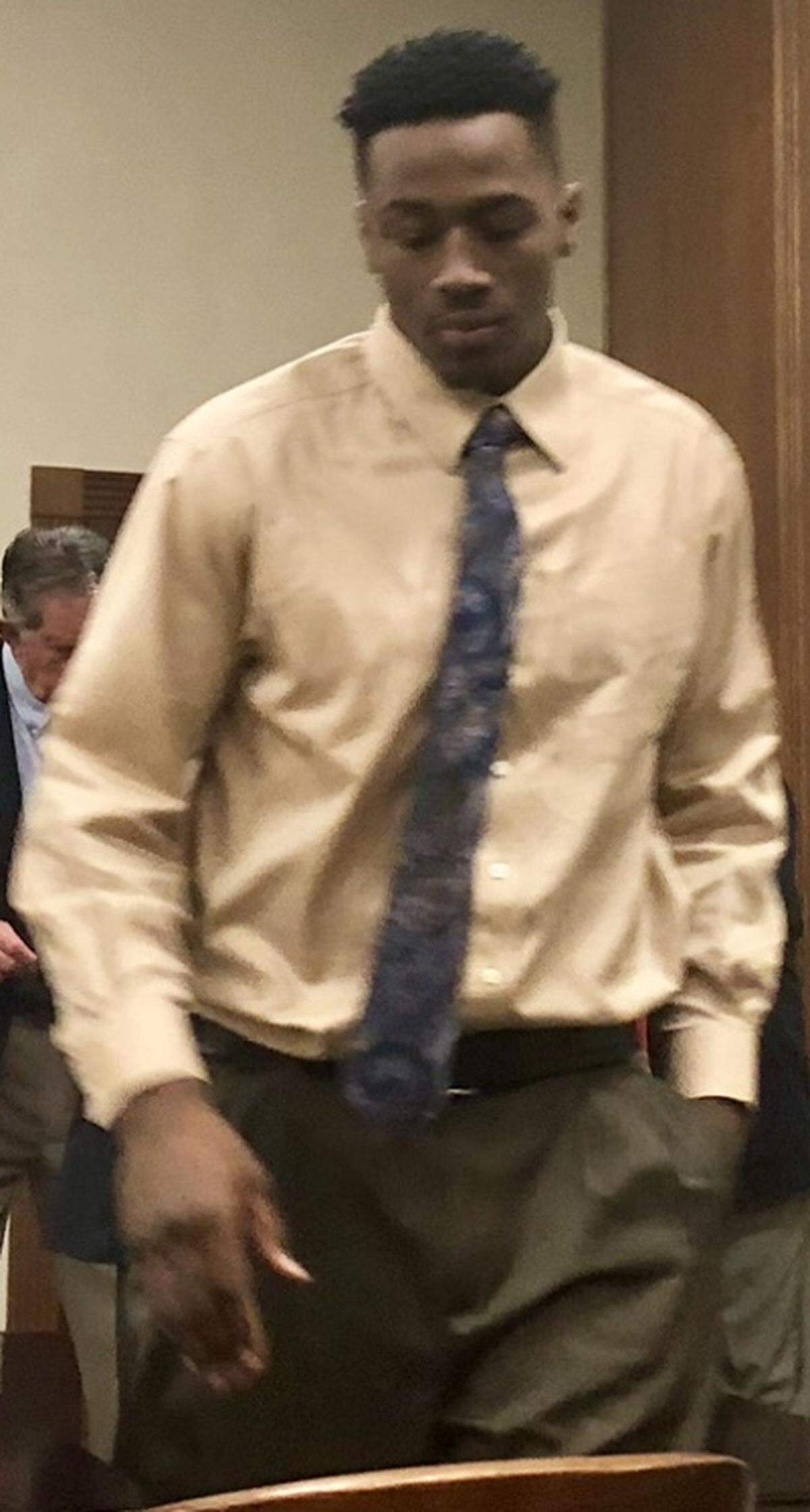 Curtis Dewayne Jackson Jr., 25, in Bibb County Superior Court on Monday.