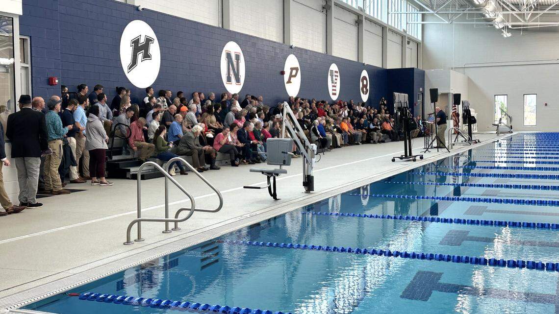 The new Tommy Stalnaker Aquatic Center in Warner Robins is set to open to the public March 1.