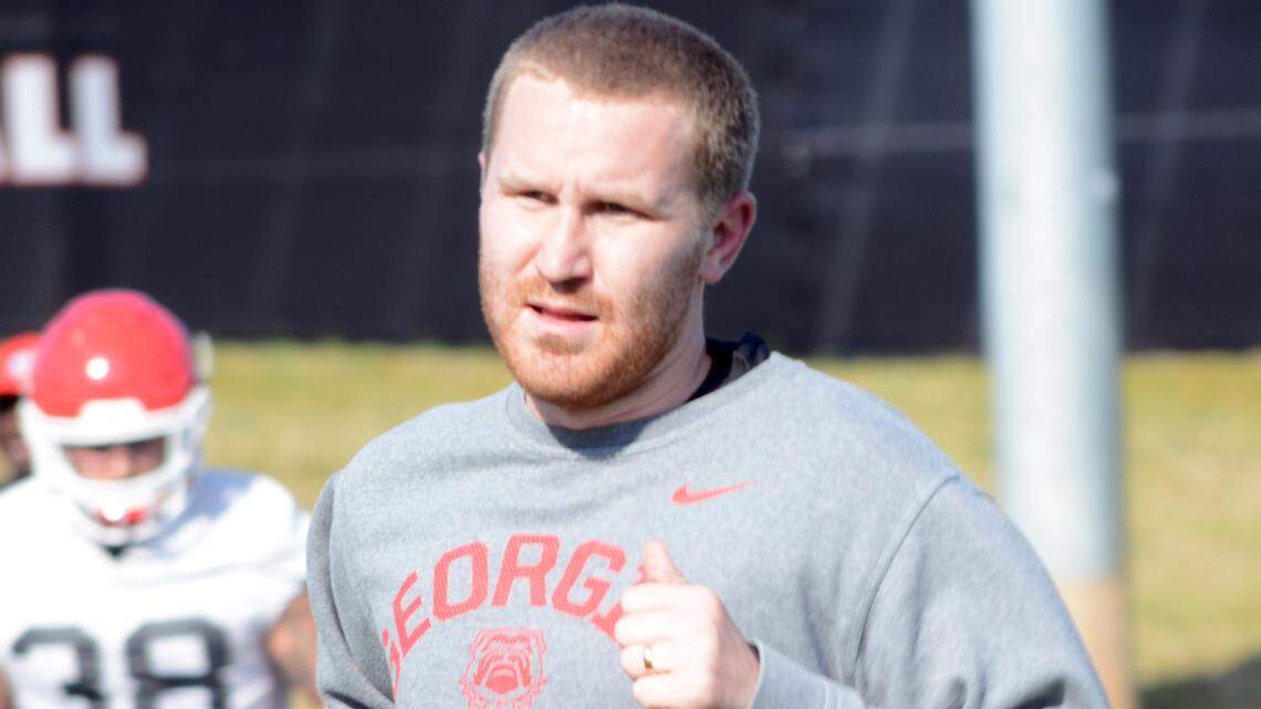 Georgia inside linebackers coach Glenn Schumann.