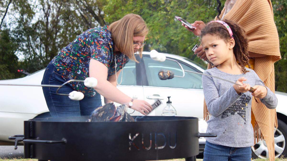 Roast s’mores atop a fire as part of Flannels & Frost: The Wintervention at Spring Street Landing on Feb. 3.