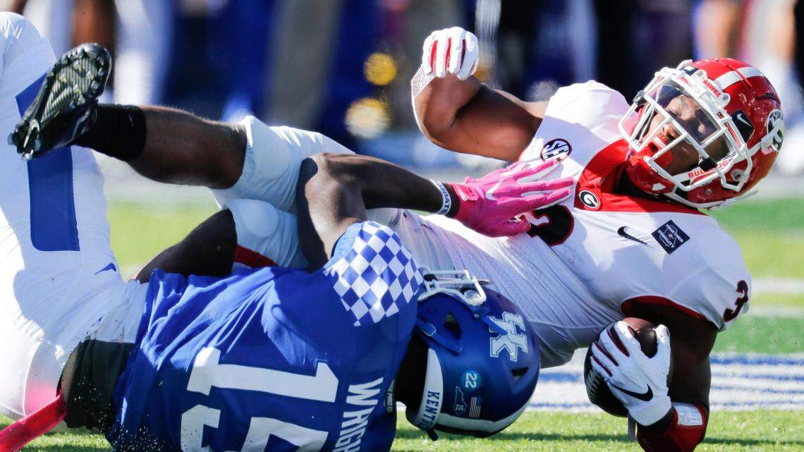 How Zamir White, ground game gave Georgia a recipe for victory against Kentucky