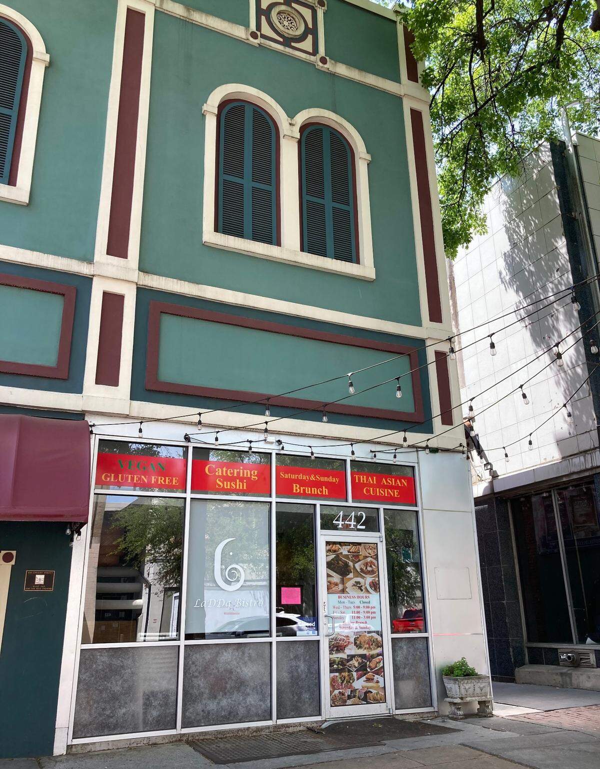Ladda Bistro at 442 Cherry St. in downtown Macon.