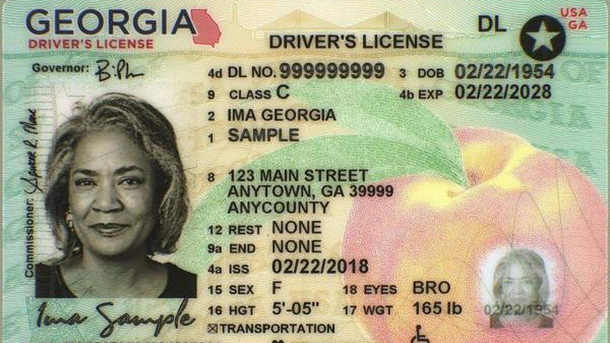 A Georgia Real ID will have a star in a circle in the upper right corner. Starting Wednesday, May 7, 2025, Real ID’s will be required for domestic flights or to enter some federal buildings.