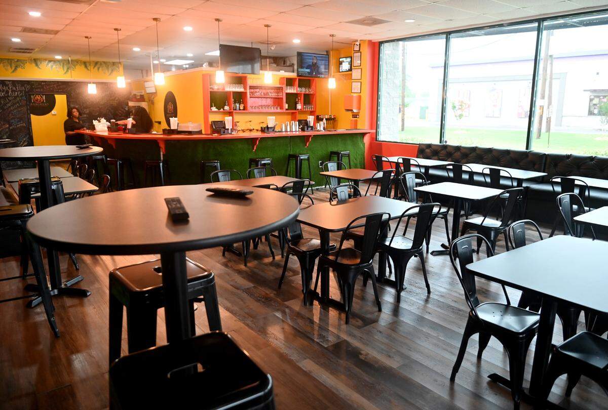 Dining room at Prominent Bar and Restaurant in Byron.