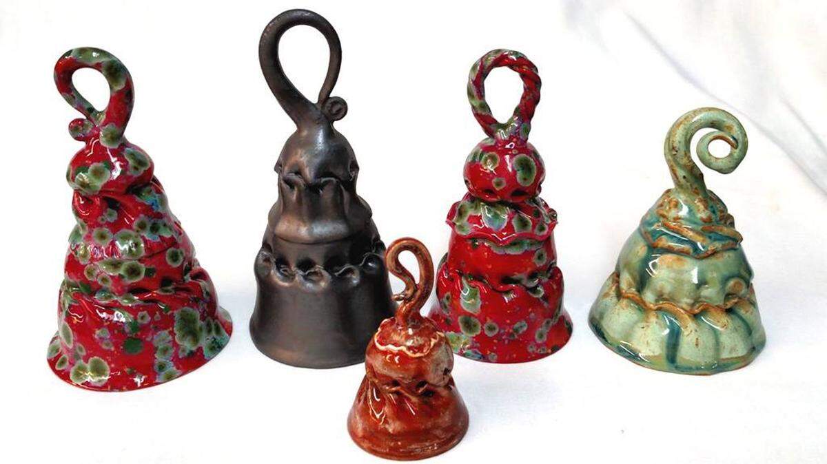 SPECIAL TO THE TELEGRAPHPottery such as these pieces from Clark House Pottery in Greenville, South Carolina, will be on display at Fired Works. The pottery exhibition begins Saturday and runs through April 24 in the Round Building in Macon's Central City Park.
