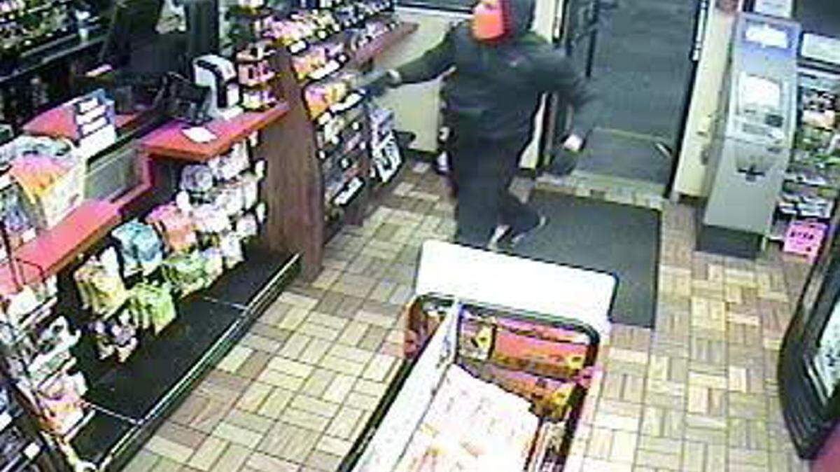 Special to the Telegraph 
 The Bibb County Sheriff's Office released this security camera image of a man robbing the Circle K at 3803 Northside Drive on Oct. 12.