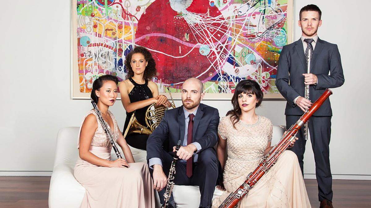 SPECIAL TO THE TELEGRAPHThe WindSync quintet played at Wesleyan College on Jan. 19.