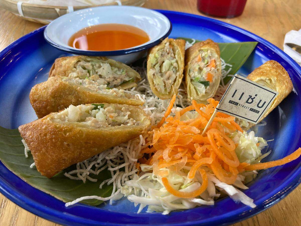 Chicken egg rolls at ZAAP Thai Street Food in Warner Robins.