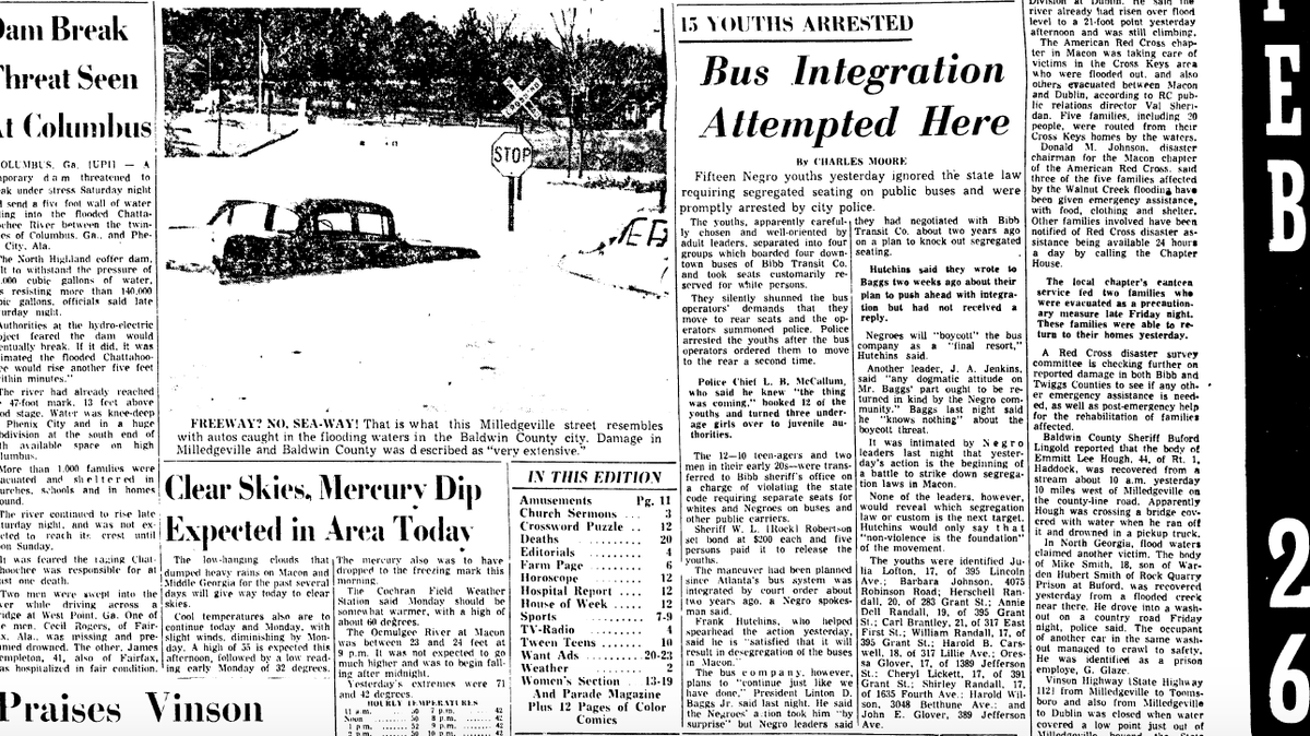 They were ‘conquering heroes.’ Meet the 15 youths who helped desegregate Macon buses