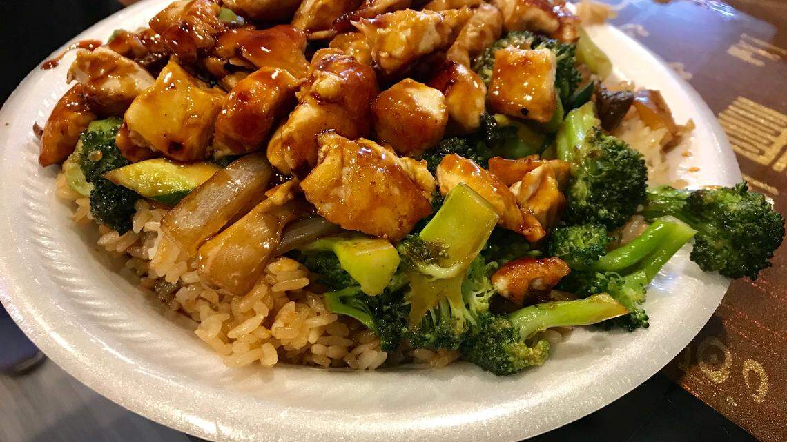 There’s a lot of sushi choices here, and a low price with quick service