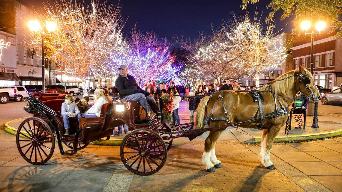 Here’s how to get a horse-drawn carriage ride in downtown Macon