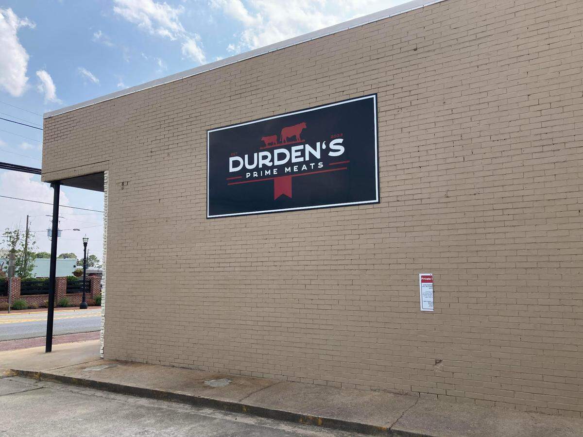 Durden’s Prime Meats is expected to open soon at 805 Commerce St. in downtown Perry.