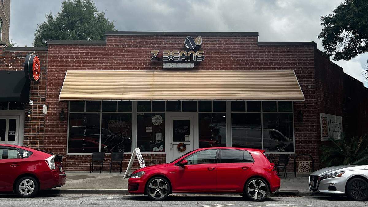 Z Bean’s location on Mercer University’s campus.