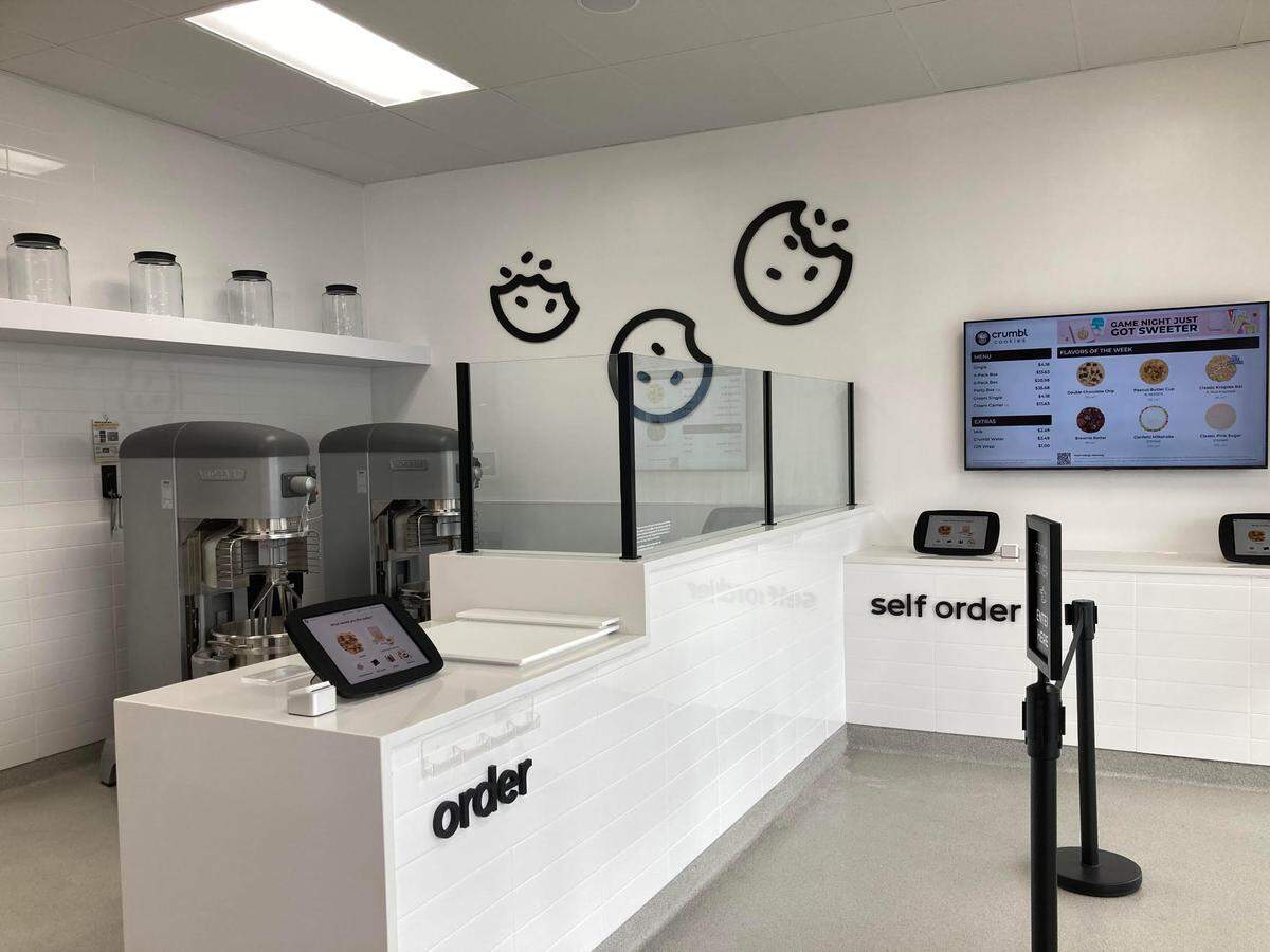 Crumbl Cookies at 2907 Watson Blvd., Suite C1, in Warner Robins is close to opening. The open-concept store allows customers to watch cookies being made fresh daily.