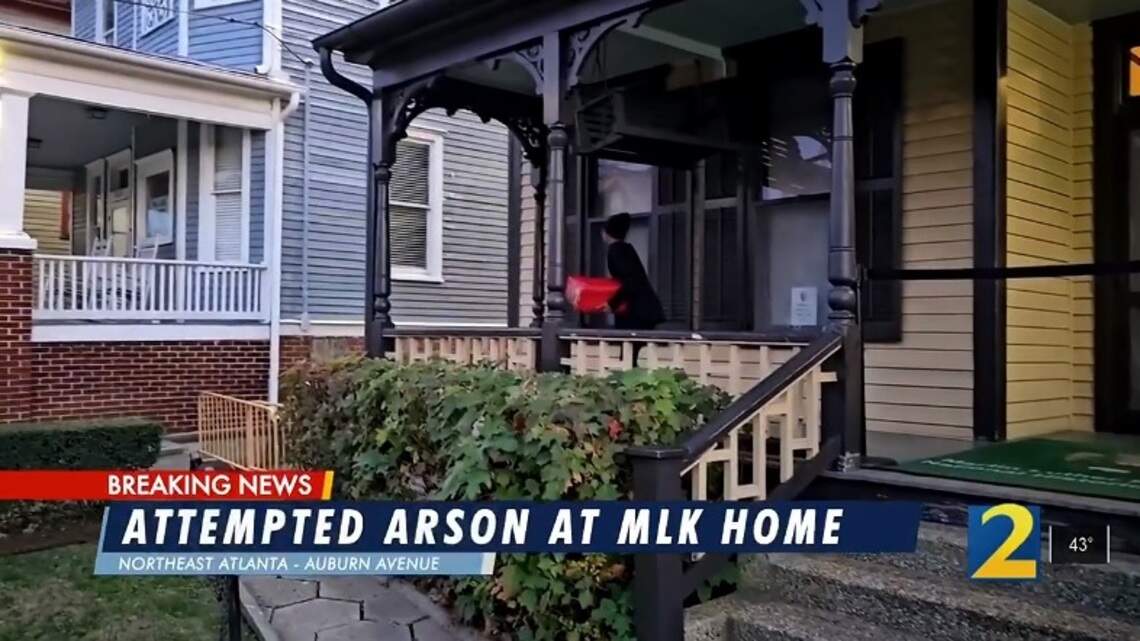 Tourists stop woman trying to burn MLK Jr.’s birth home with gasoline, Georgia cops say