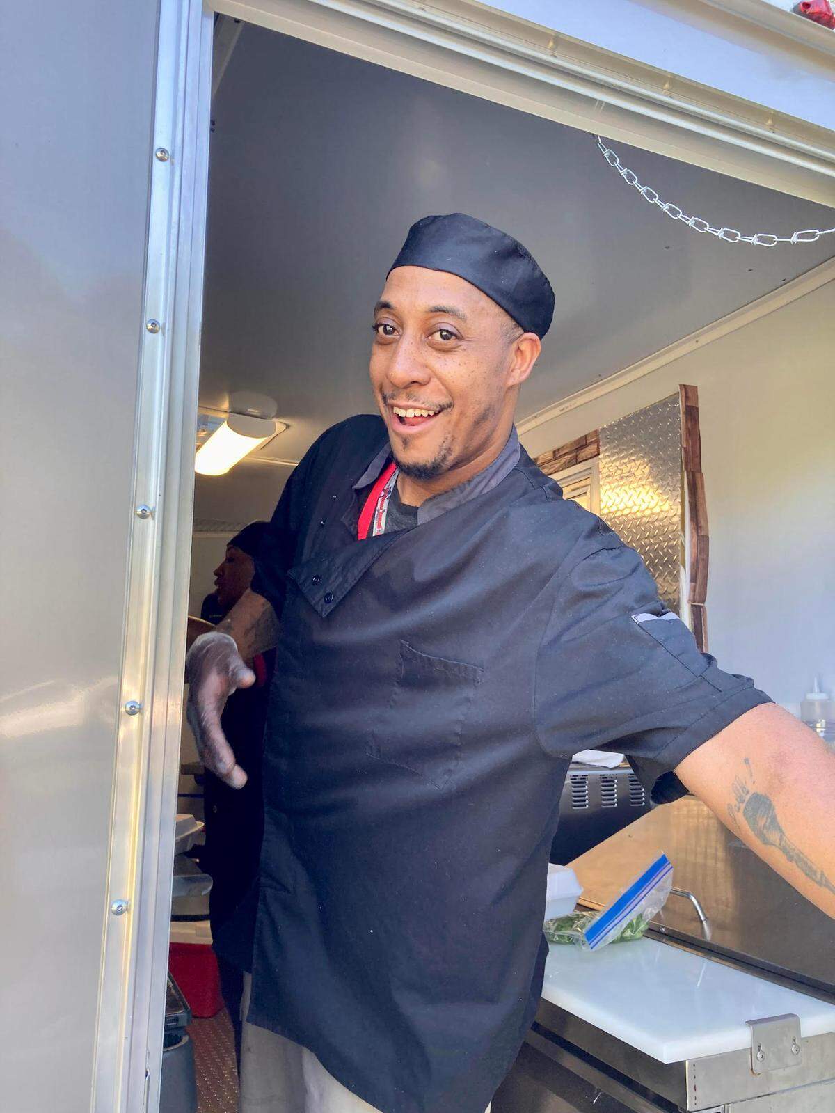Ronnie Glover and his wife, Dee, own and operate Signature Flavors Cafe & Catering food truck.