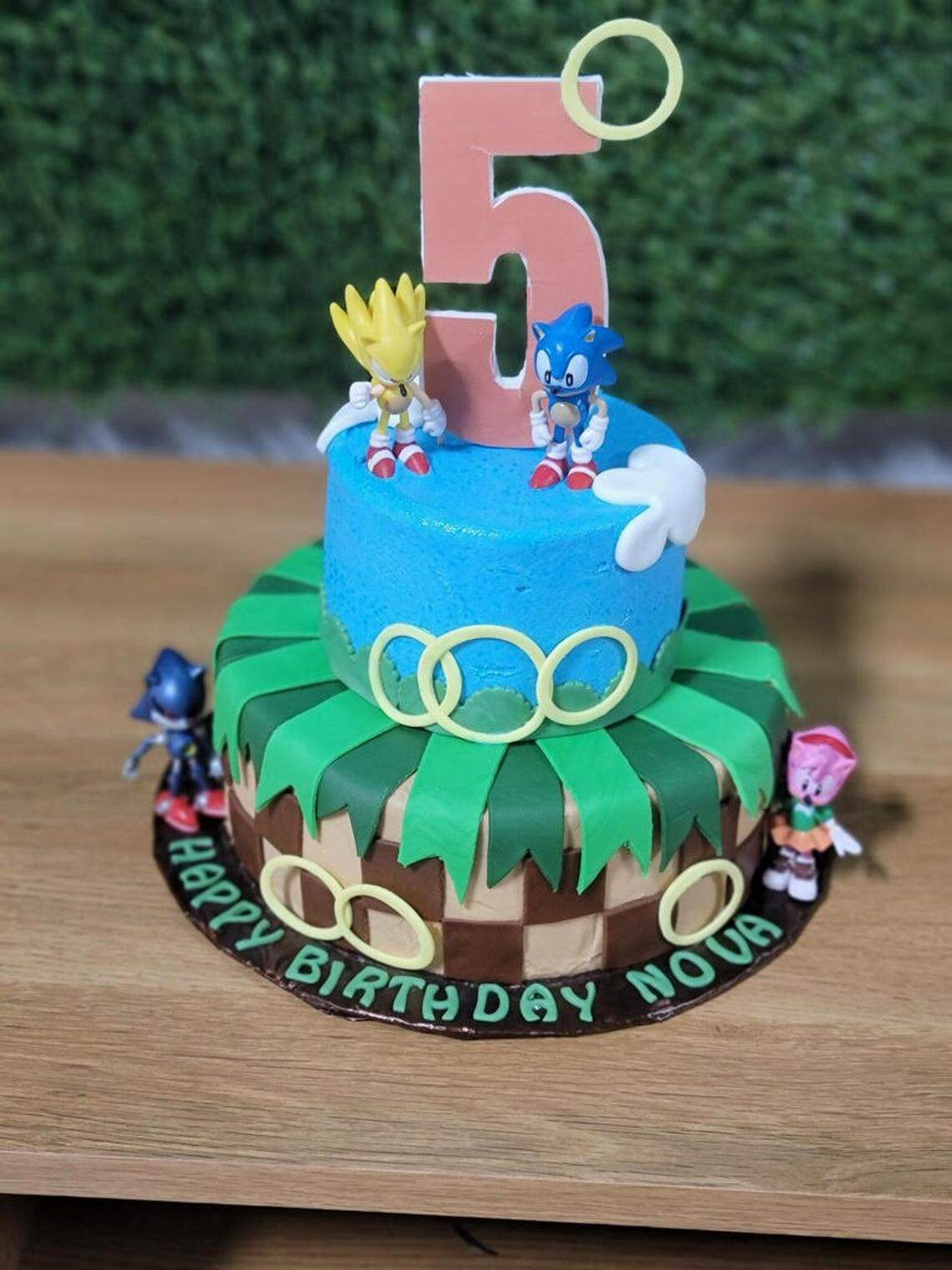 Birthday cake from Little Sweeties Cakery at 585 Carl Vinson Parkway, Suite 400, in Warner Robins.