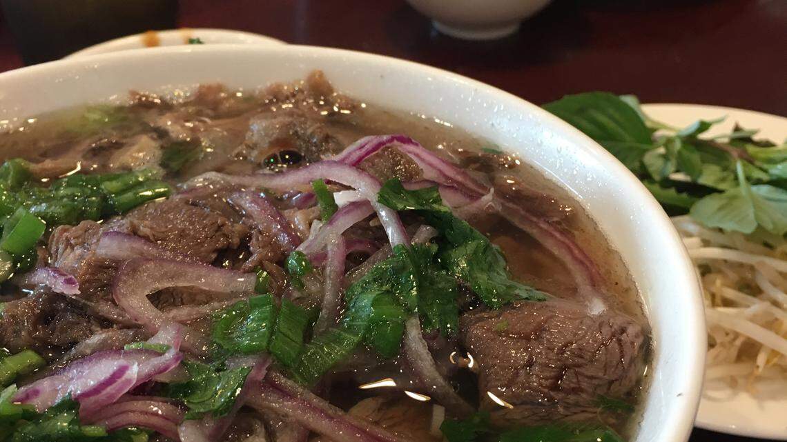 See if you can pick out Le Pho’s five flavors: spicy, sour, bitter, salty and sweet