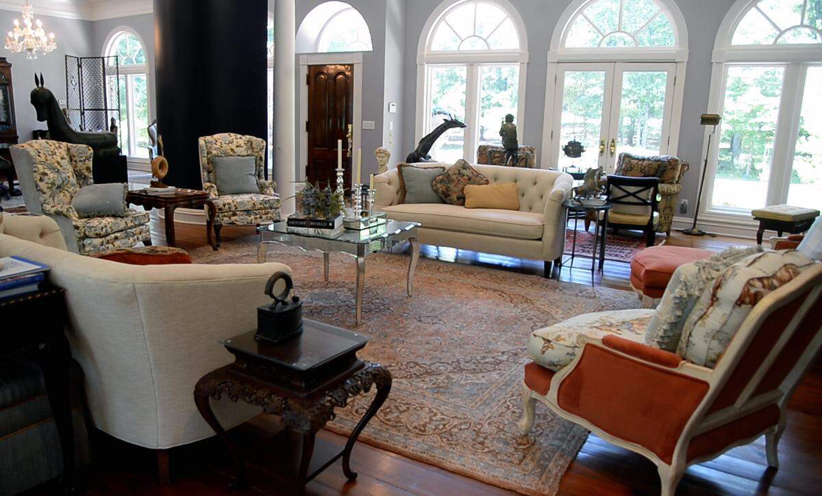 This five bedroom, seven bath, 5,825 square foot home located at 1 River Trace in Macon is listed for $1,345,000.