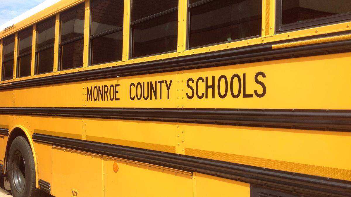 Monroe County school bus.