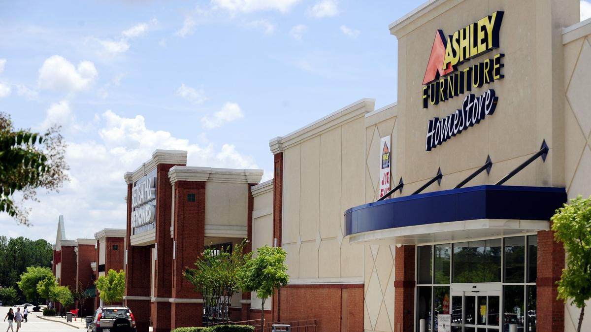 The Ashley Furniture HomeStore at Eisenhower Crossing shopping center in Macon, Georgia.