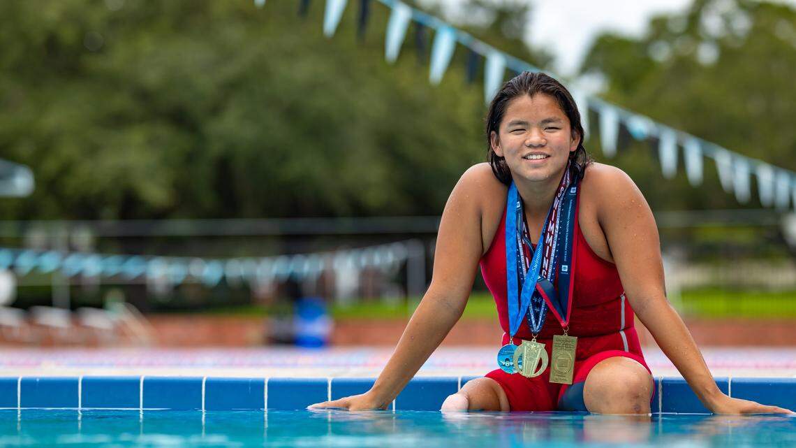 Born in China, Macon swimmer training to compete in 2020 Summer Paralympics 