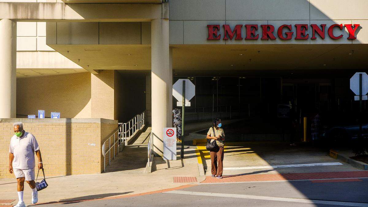 An emergency room in Georgia is shown in this 2020 file photo