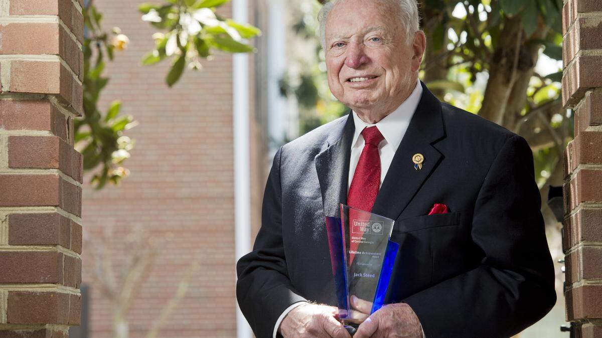 Jack Steed received the Lifetime Achievement Award from the United Way of Central Georgia.