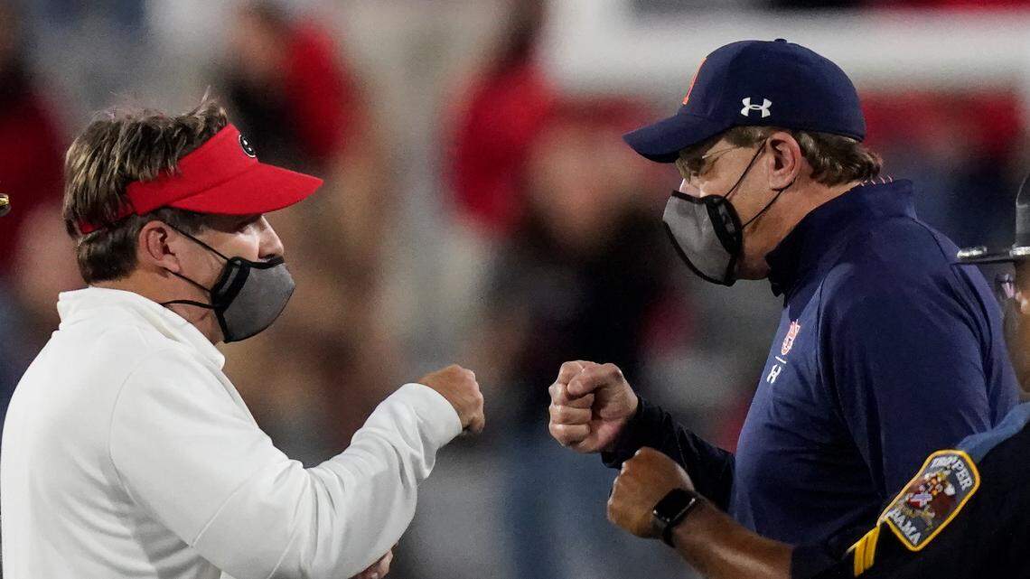Kirby Smart reacts after UGA-Auburn: LeCounte ejection, James Cook injury, more
