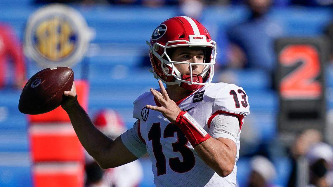 Kirby Smart sets record straight on UGA’s quarterbacks, and where Bennett can improve